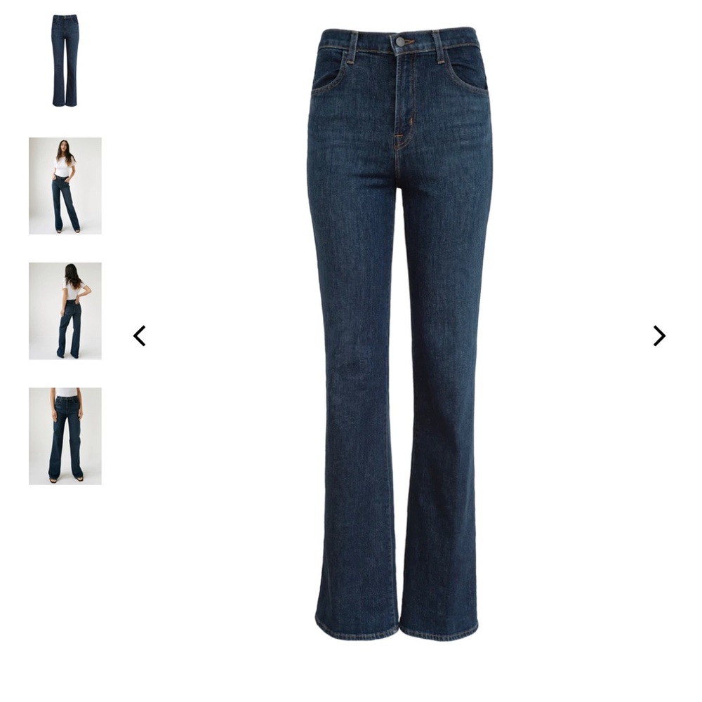 J Brand Joan High Rise Wide Leg Denim